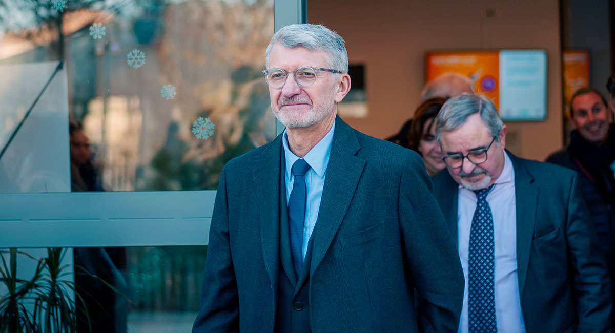 Inauguration Gare Centre Avignon : Jean-Pierre Serrus et Joël Guin